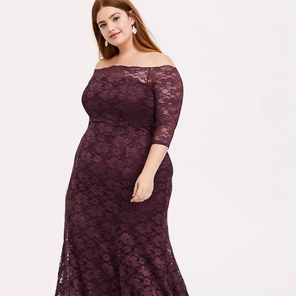 Torrid lace gown